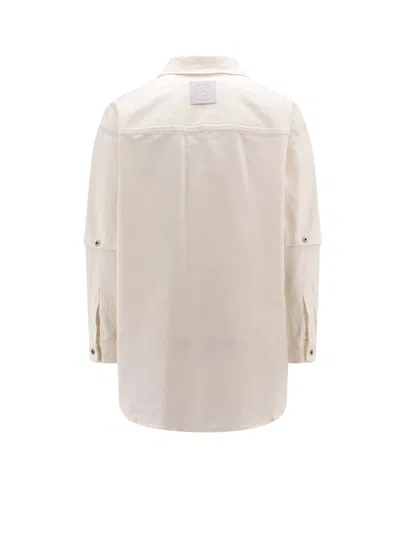 Off-white Off White Men Oversize Shirt With '90s Logo In White
