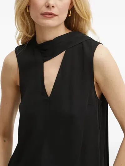 Patrizia Pepe Sleeveless Top In Black