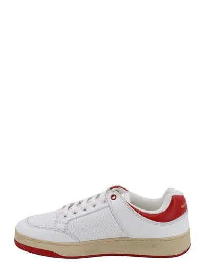 Saint Laurent Perforated Leather Sneakers