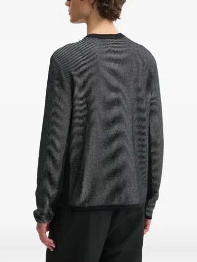Rag & Bone Crew Neck Sweater In Black