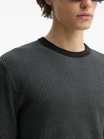 Rag & Bone Crew Neck Sweater In Black