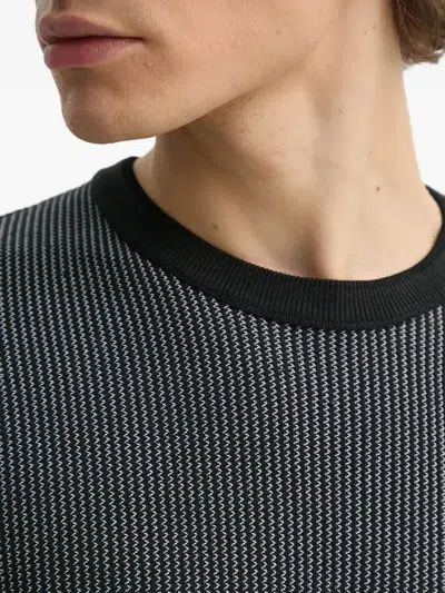 Rag & Bone Crew Neck Sweater In Black