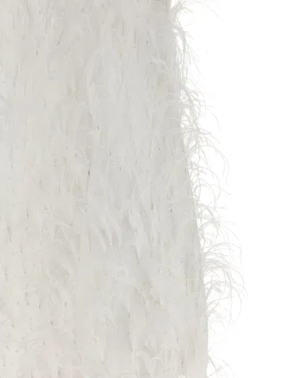 Pinko Feathered A-line Mini Dress