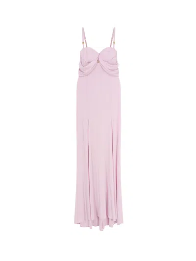 Elisabetta Franchi Red Carpet Stretch Viscose Long Dress