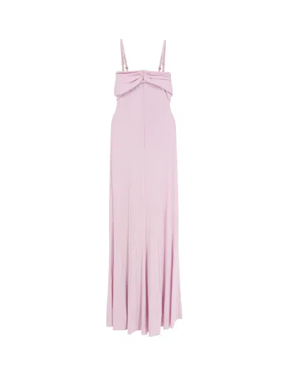 Elisabetta Franchi Red Carpet Stretch Viscose Long Dress