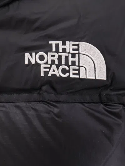 The North Face Quilted Jacket With High Collar And Long Sleeves In Black