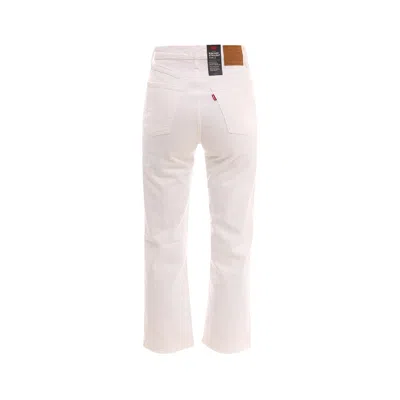 Levi's Ribcage Straight Ankle Jeans In Pink