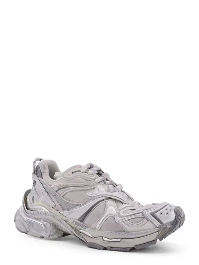 Balenciaga Women Runner 2 Nylon Low-top Sneakers With Leather Inserts In Multi