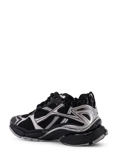 Balenciaga Mesh Runner Sneakers Embossed Size In Black