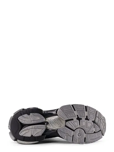 Balenciaga Mesh Runner Sneakers Embossed Size In Black