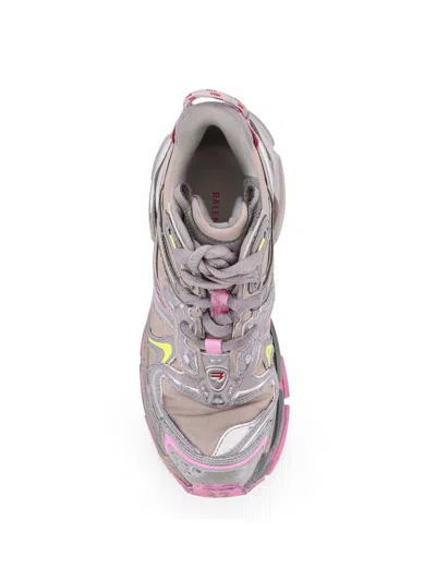 Balenciaga Women Runner 2 Nylon Low-top Sneakers With Leather Inserts In Multi
