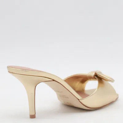 Malone Souliers Metallic Leather Vargas Heeled Sandals 70