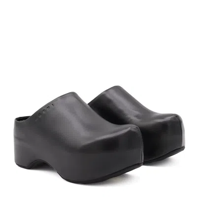 Marni Sandals Blacks And Greys In Black