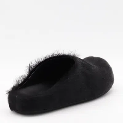 Marni Fussbett Calf Hair Slippers