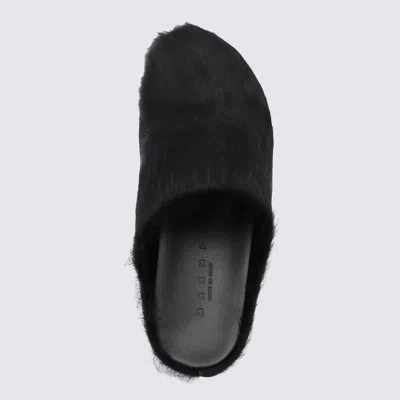 Marni Fussbett Calf Hair Slippers