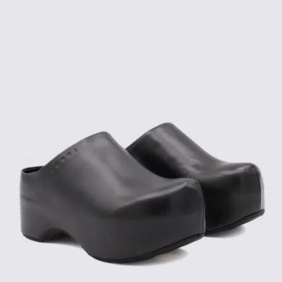 Marni Sandals Blacks And Greys In Black