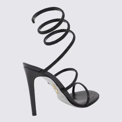 René Caovilla Sandals Blacks And Greys