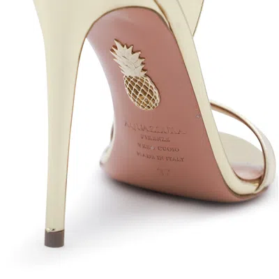 Aquazzura Sandals Soft Gold In Neutral