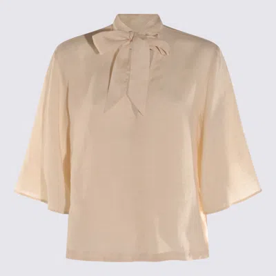 Glanshirt Light Pink Linen Shirt In Neutral