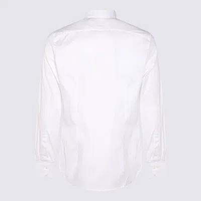 Canali Cotton-blend Shirt In White