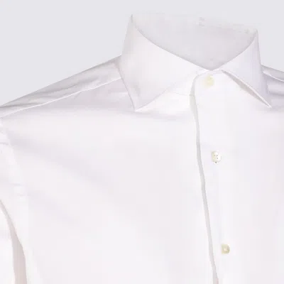 Canali Cotton-blend Shirt In White
