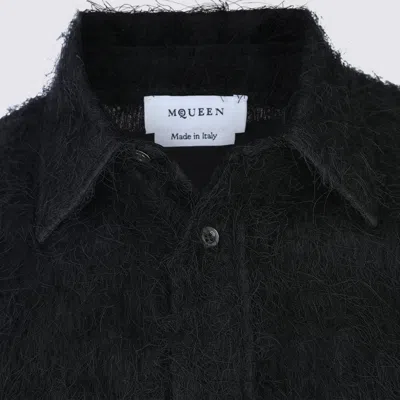Alexander Mcqueen Shirts Blacks And Greys In Multi