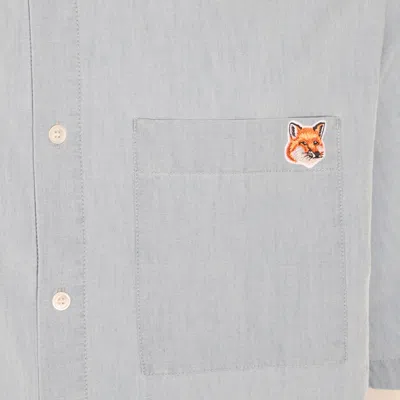 Maison Kitsuné Shirts Blue And Green In Multi