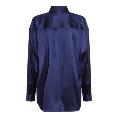 Tom Ford Collared Neck Satin Finish Long Sleeves
