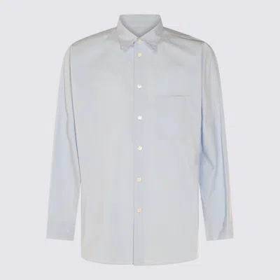 Issey Miyake Button-down Shirt With Back Yoke And Cuffs In White