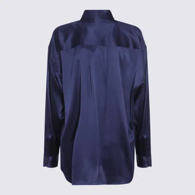 Tom Ford Collared Neck Satin Finish Long Sleeves