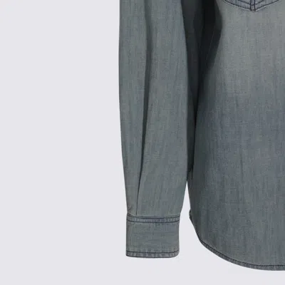 Isabel Marant Étoile Shirts Blue And Green In Multi