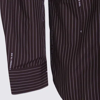 Vivienne Westwood Striped Pattern Button-down Collar Long Sleeves Shirt