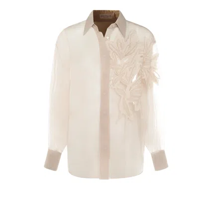 Brunello Cucinelli Shirts Light And Natural In Neutral