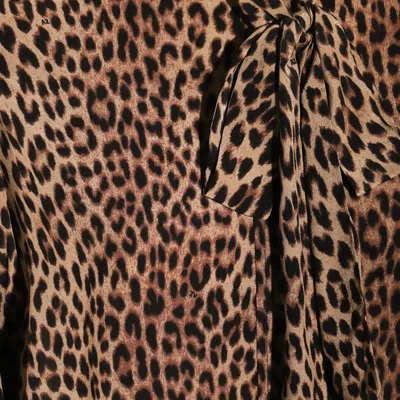 Zadig & Voltaire Multicolor Viscose Shirt In Animal Print