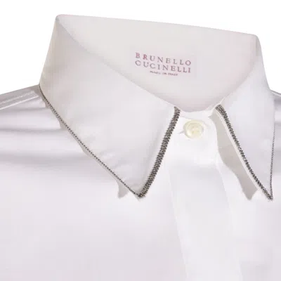 Brunello Cucinelli Shirts Light And Natural In White