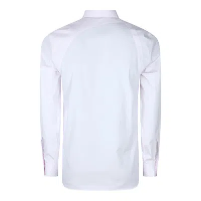 Alexander Mcqueen Casual Shirt With Button-down Collar And Buckle Detail In Yellow