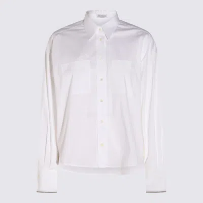 Brunello Cucinelli Shirts Light And Natural In White