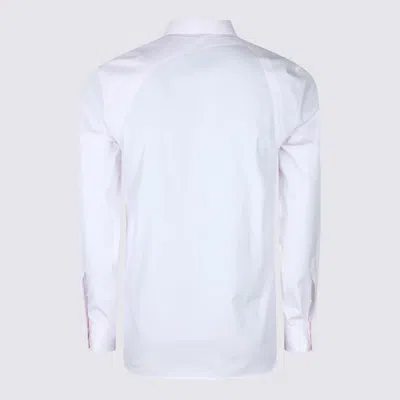 Alexander Mcqueen Casual Shirt With Button-down Collar And Buckle Detail In Yellow