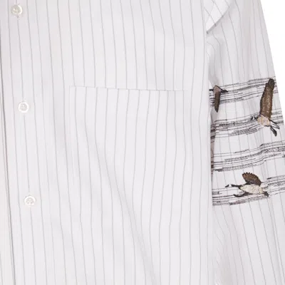 Thom Browne Shirts Med Grey In White