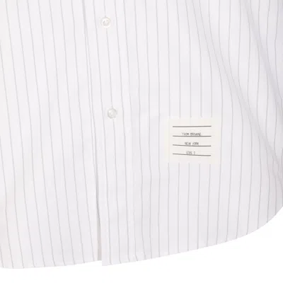 Thom Browne Shirts Med Grey In White