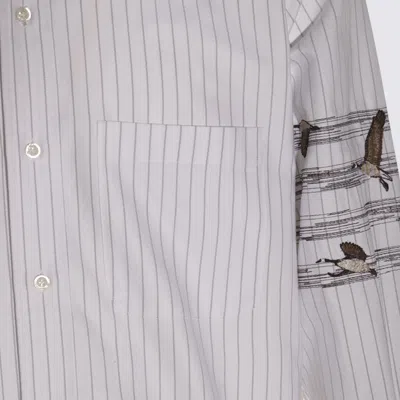 Thom Browne Shirts Med Grey In White