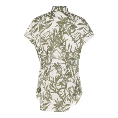 Brunello Cucinelli Shirts Panama/verde In Multi