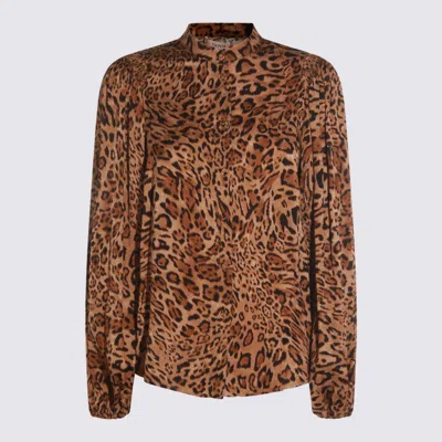 Twinset Brown Viscose Shirt