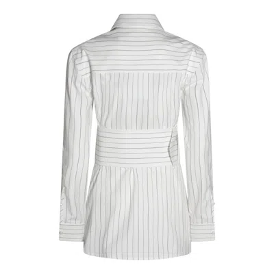 Burberry Shirts String/coal In Neutral