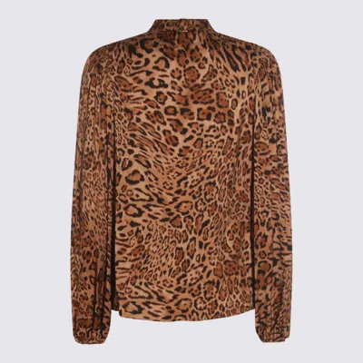 Twinset Brown Viscose Shirt