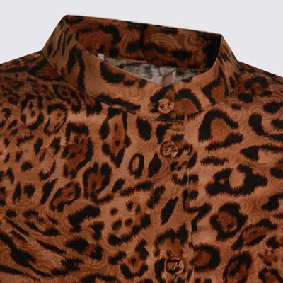 Twinset Brown Viscose Shirt