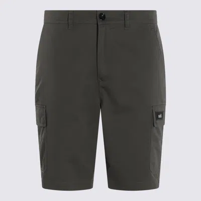 Add Knee-length Twill Bermuda Shorts In Green