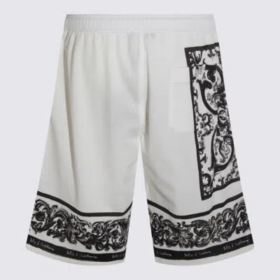 Dolce & Gabbana Majolica-print Knee Length Bermuda Shorts With Side And Back Pockets In Multi