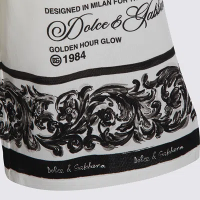 Dolce & Gabbana Majolica-print Knee Length Bermuda Shorts With Side And Back Pockets In Multi