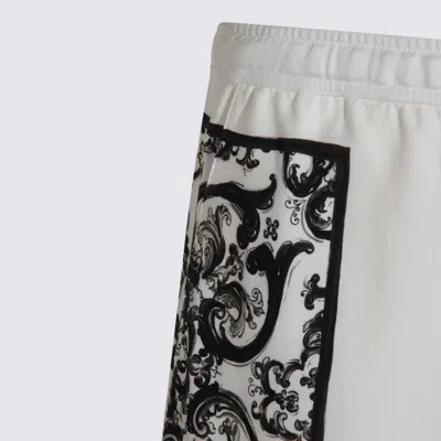 Dolce & Gabbana Majolica-print Knee Length Bermuda Shorts With Side And Back Pockets In Multi
